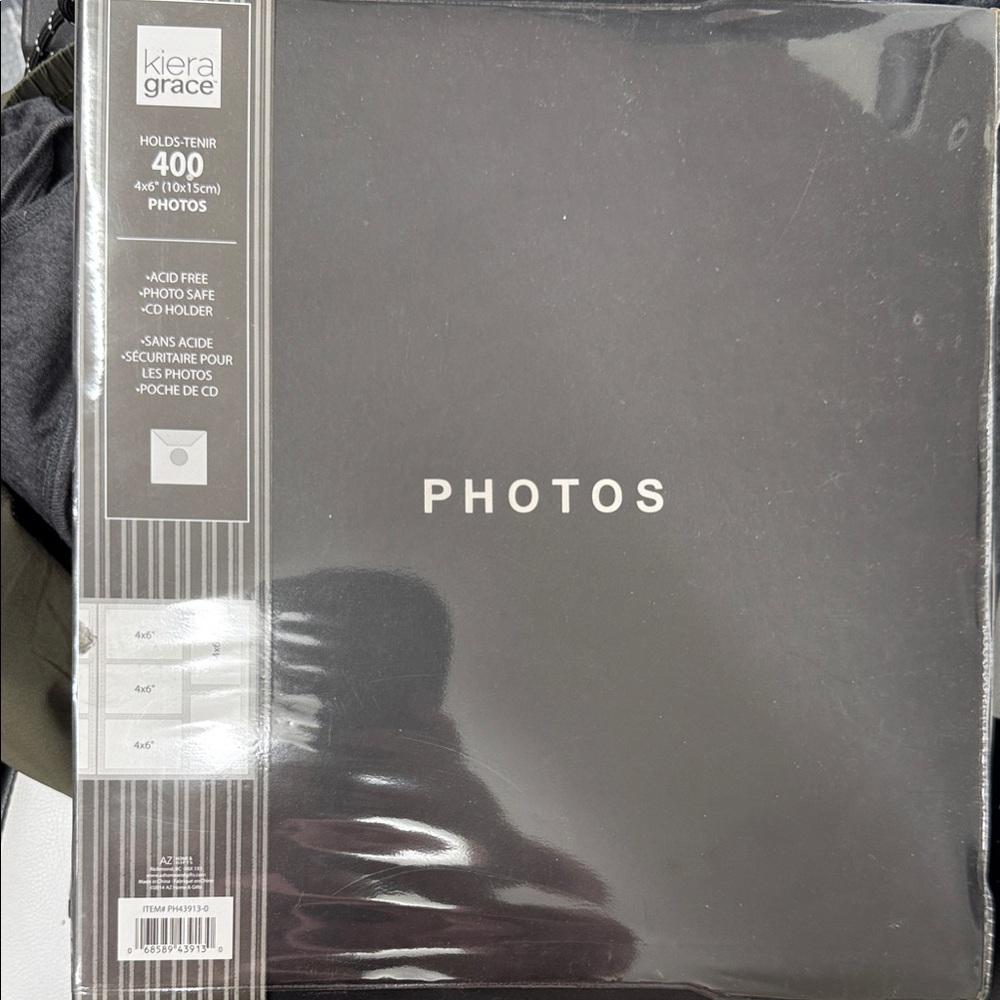 Set of 2 NEW Black Photo Albums